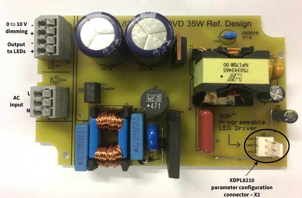 Location Circuit - Infineon Technologies REFXDPL8210U35WT 35W Reference Design Board